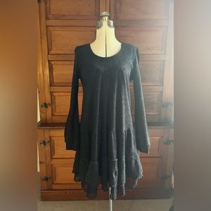 Ki Ki Made in Korea Charcoal Grey Dress